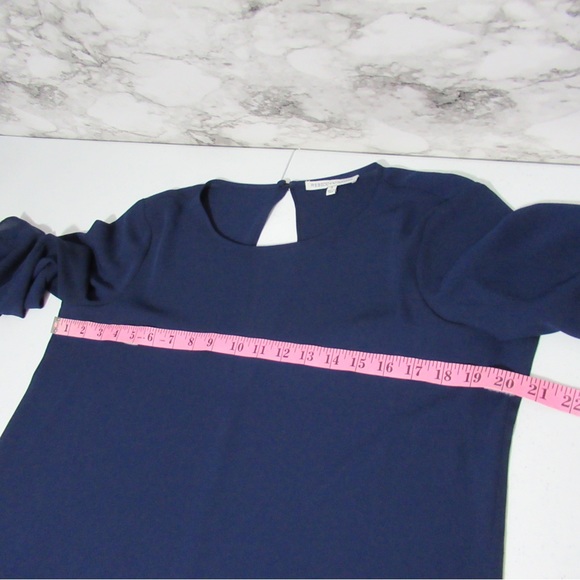 Rebecca Minkoff Shanaya Top Size Small | Blue - Picture 9 of 12